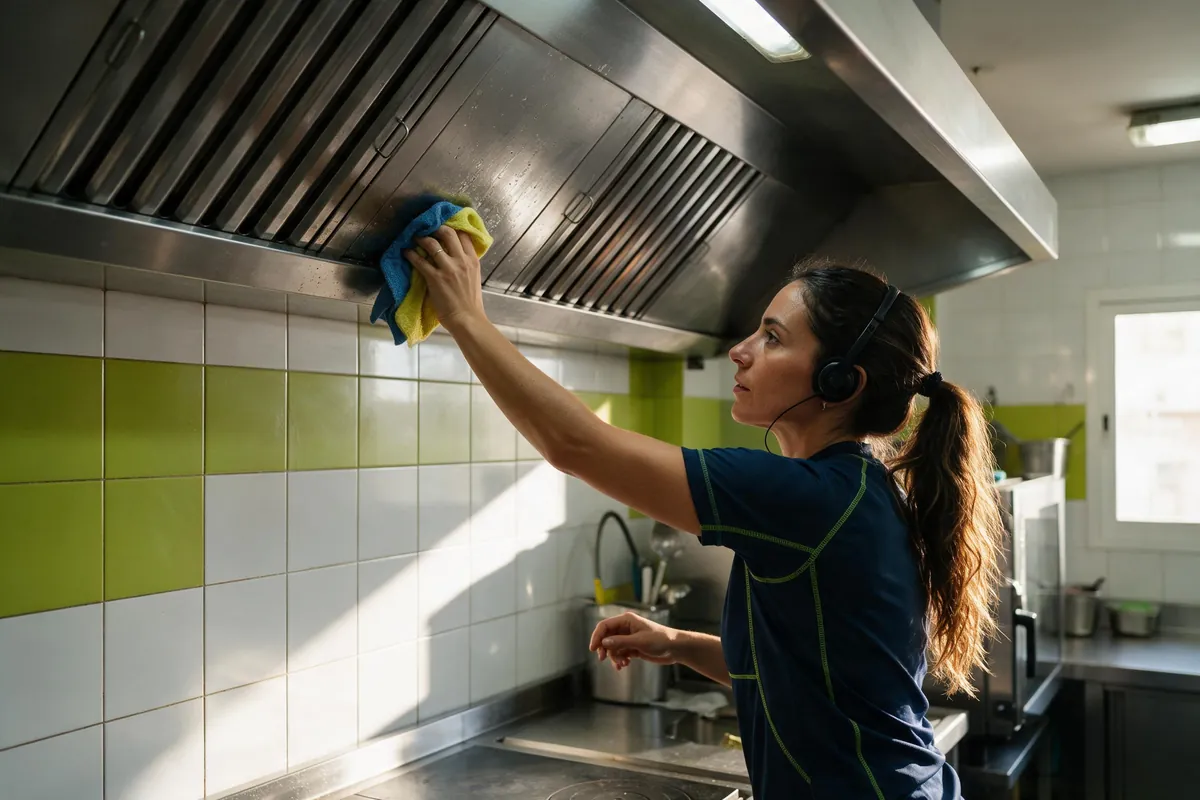 Limpieza de cocinas industriales en Alzira